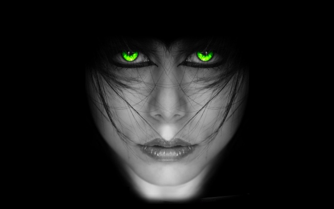 gothic-rose-with-green-glowing-eyes-fantasy-and-pictures-123865